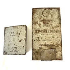 Drill Bit Huot And Craftsman Made In USA Vintage Set Lot Drill Bits Tool Power