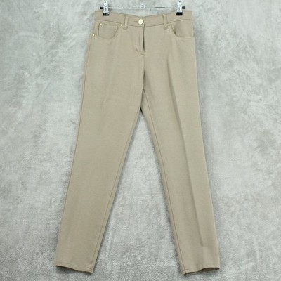 Chicos Pants Womens 0 US Small 4 So Slimming Straight Ponte Knit Pockets Trouser