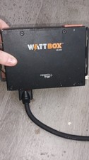 WattBox WB-200-2 2-Outlet Surge Protector Indicator Light Black Orange