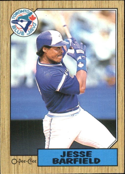 1987 O-Pee-Chee #24 Jesse Barfield - BB