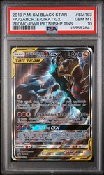 Garchomp & Giratina GX SM193 Full Art Holo Sun & Moon Black Star Promo