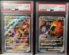 PSA 10 SEQUENTIAL Mewtwo 221/172 & Charizard 212/172 SAR VSTAR Universe JPN Set!
