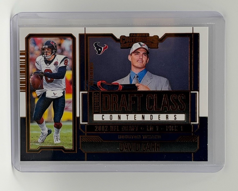 DAVID CARR 2023 Panini Contenders Historic Draft Class Bronze Foil #HDC-DC