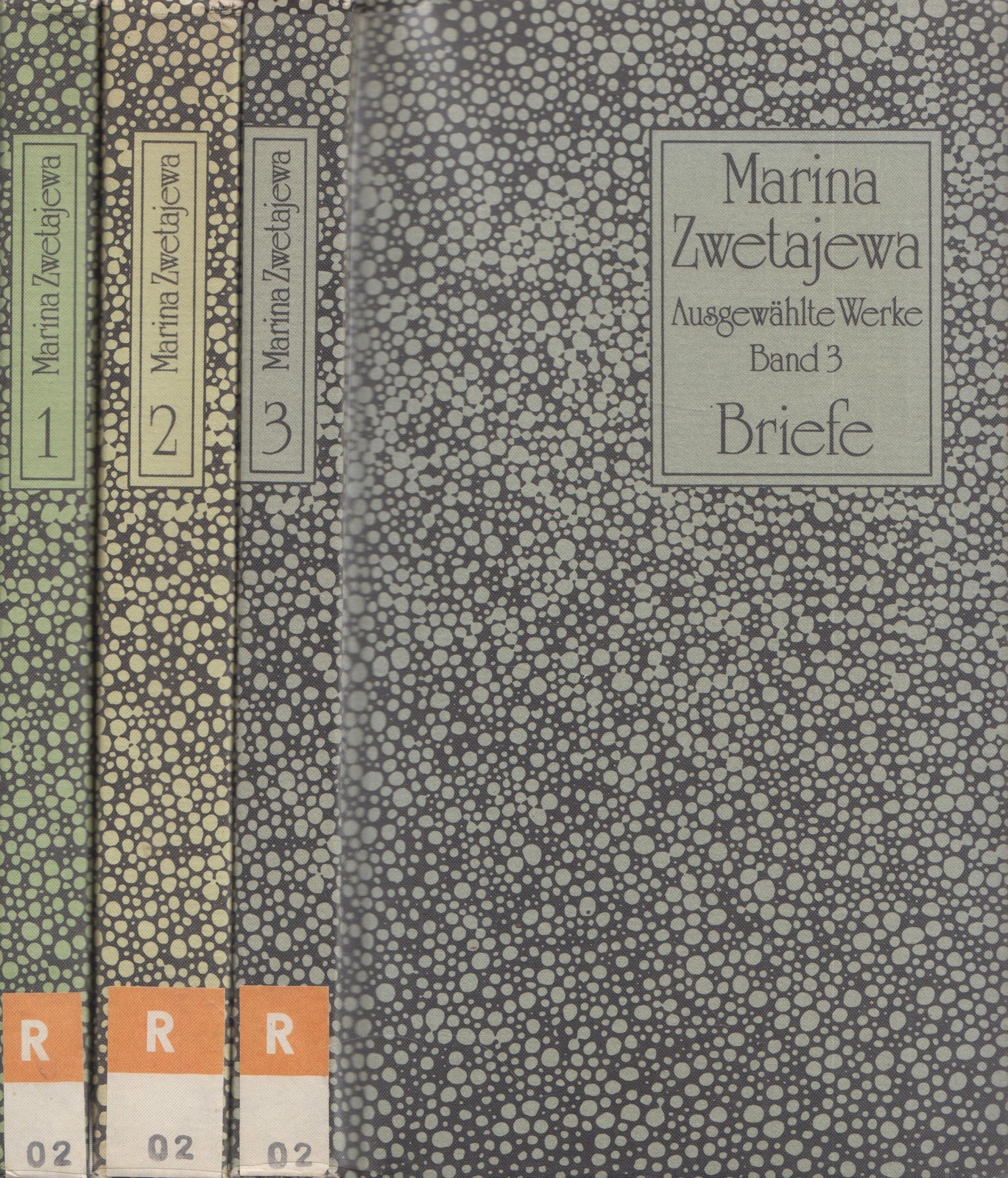 Buch: Ausgewählte Werke, Zwetajewa, Marina. 3 Bände, 1989, Verlag Volk & 344358 - Zwetajewa, Marina