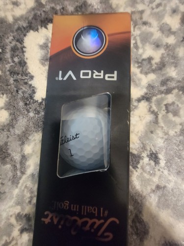 Titleist golf balls Pro V1 #1 Ball in Golf New - Pack of 3 balls - Picture 5 of 5