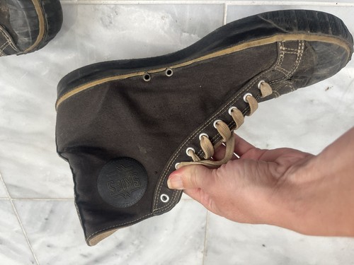 Vintage Canvas High Top Sport Sneaker Schuhe SKIPS - Bild 11 von 20