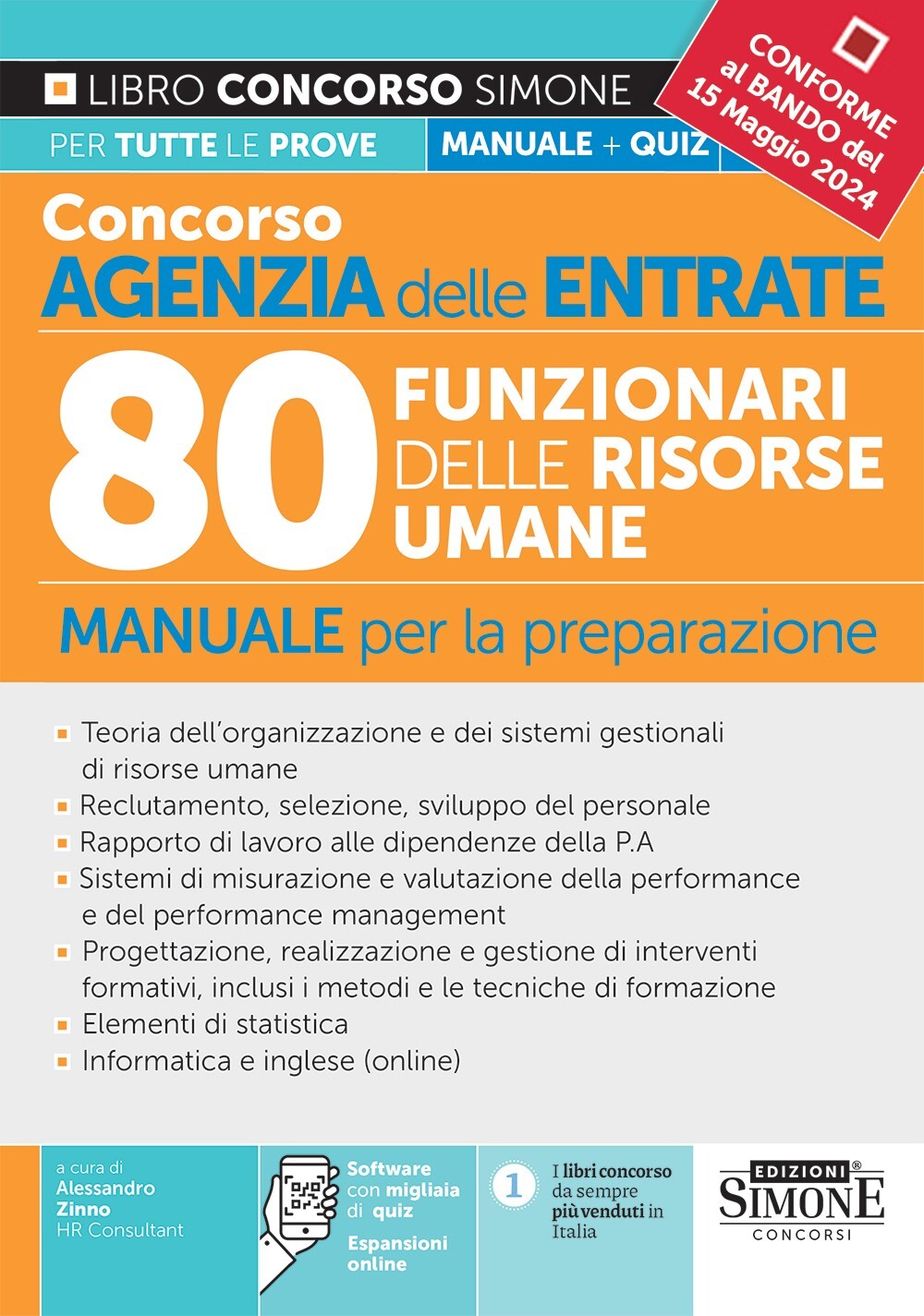 Concorso Agenzia delle Entrate 80 Funzionari delle Risorse Umane 2024