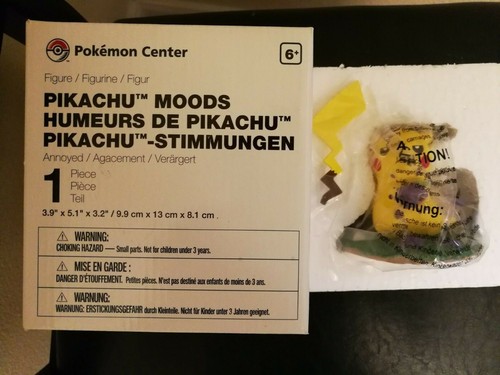 Pikachu Moods: Annoyed Figure - Pokemon Center FREE SAME DAY SHIPPING! - Picture 3 of 6