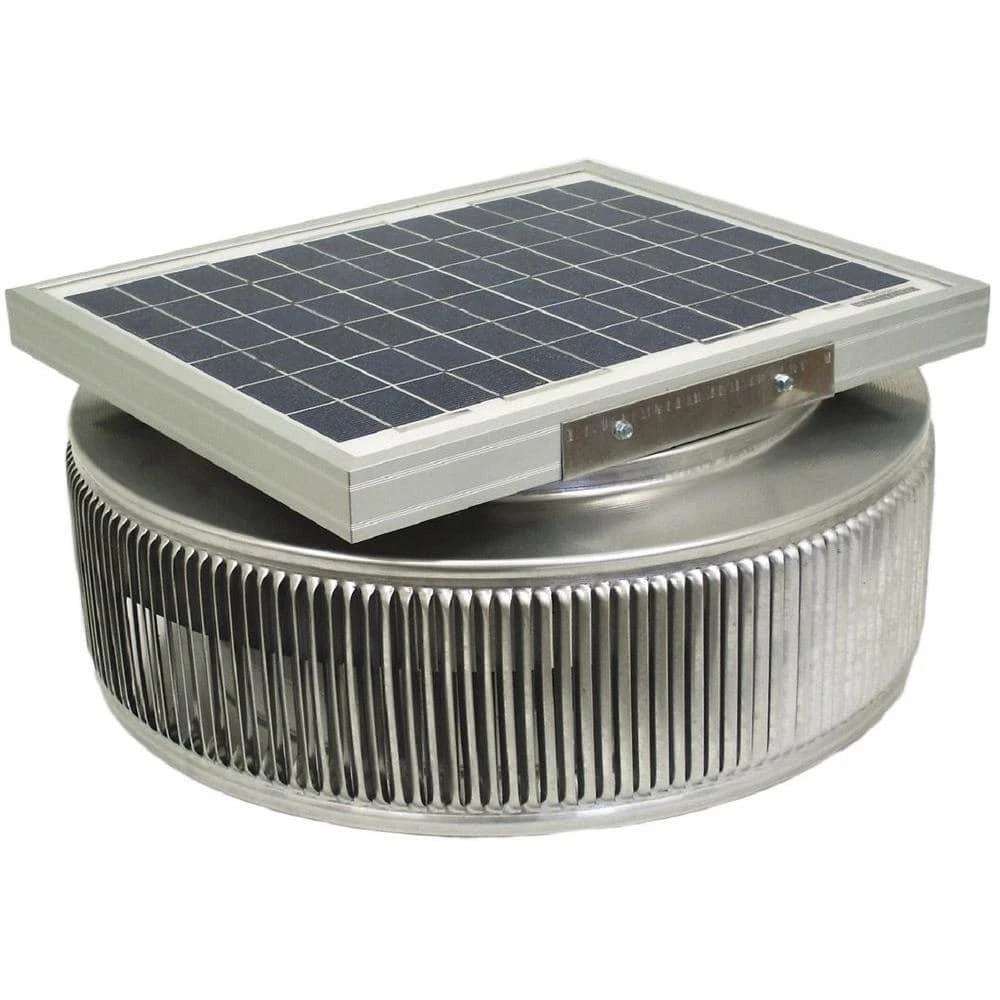 Active Ventilation Attic Roof Fan 12u0026#034;-Dia 740-CFM 10-W Solar Powered  Aluminum | eBay