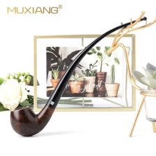 Long Stem Churchwarden Pipe Briar Wooden Smoking Pipe Handmade Tobacco Pipe