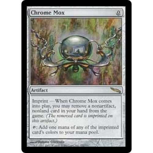 MTG MIRRODIN Chrome Mox (foil) - Condition Excellent MTG MIRRODIN Chrome Mox (foil) - Condition Excellent