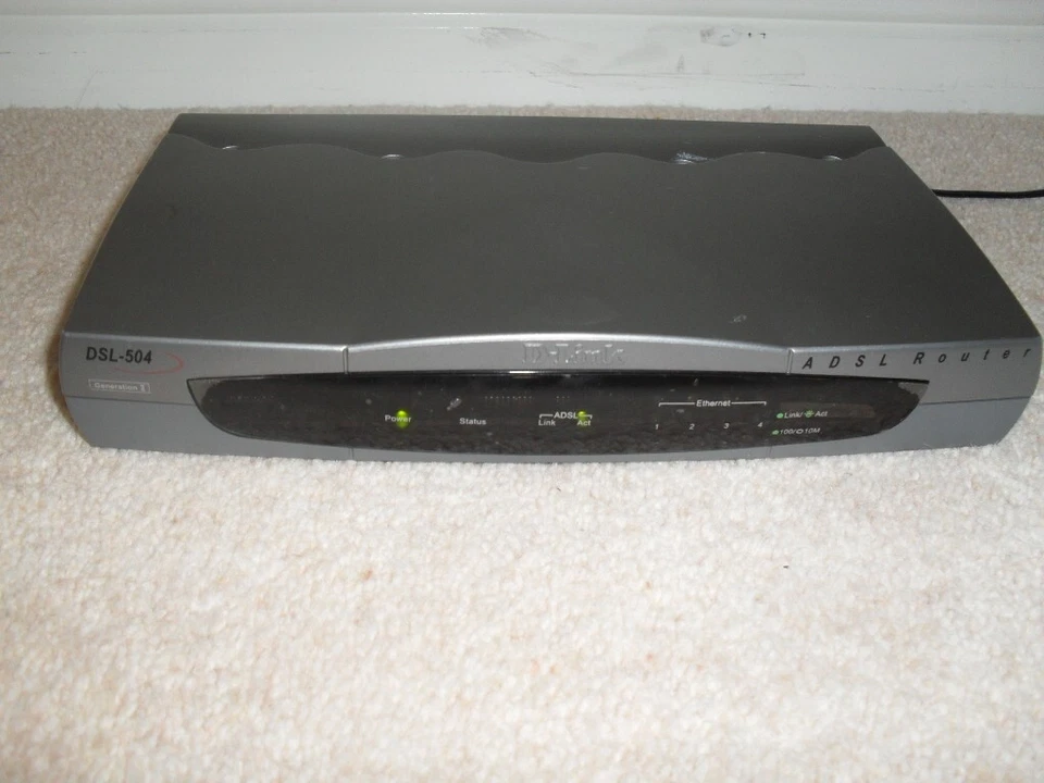 D-Link DSL-504 ADSL Remote Router with 4 Port Switch. - Image 2 of 3