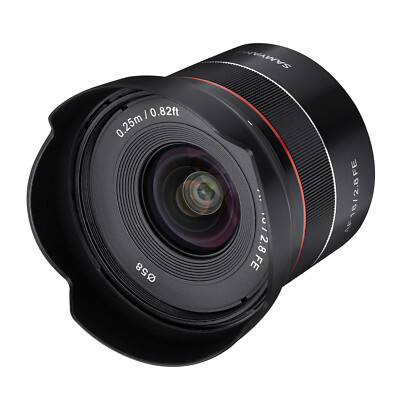 Samyang Objektiv AF 18 mm F2.8 FE Vollformat APS-C Sony E-Mount Alpha A9 A7 usw.