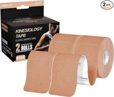 Cinta kinesiológica 2 rollos cinta elástica deportiva de algodón original.neuvo.