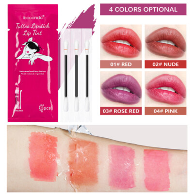 3Pcs Cotton Lip Tattoo Tattoo Repstick Tattoo Set Welp Bélechance (