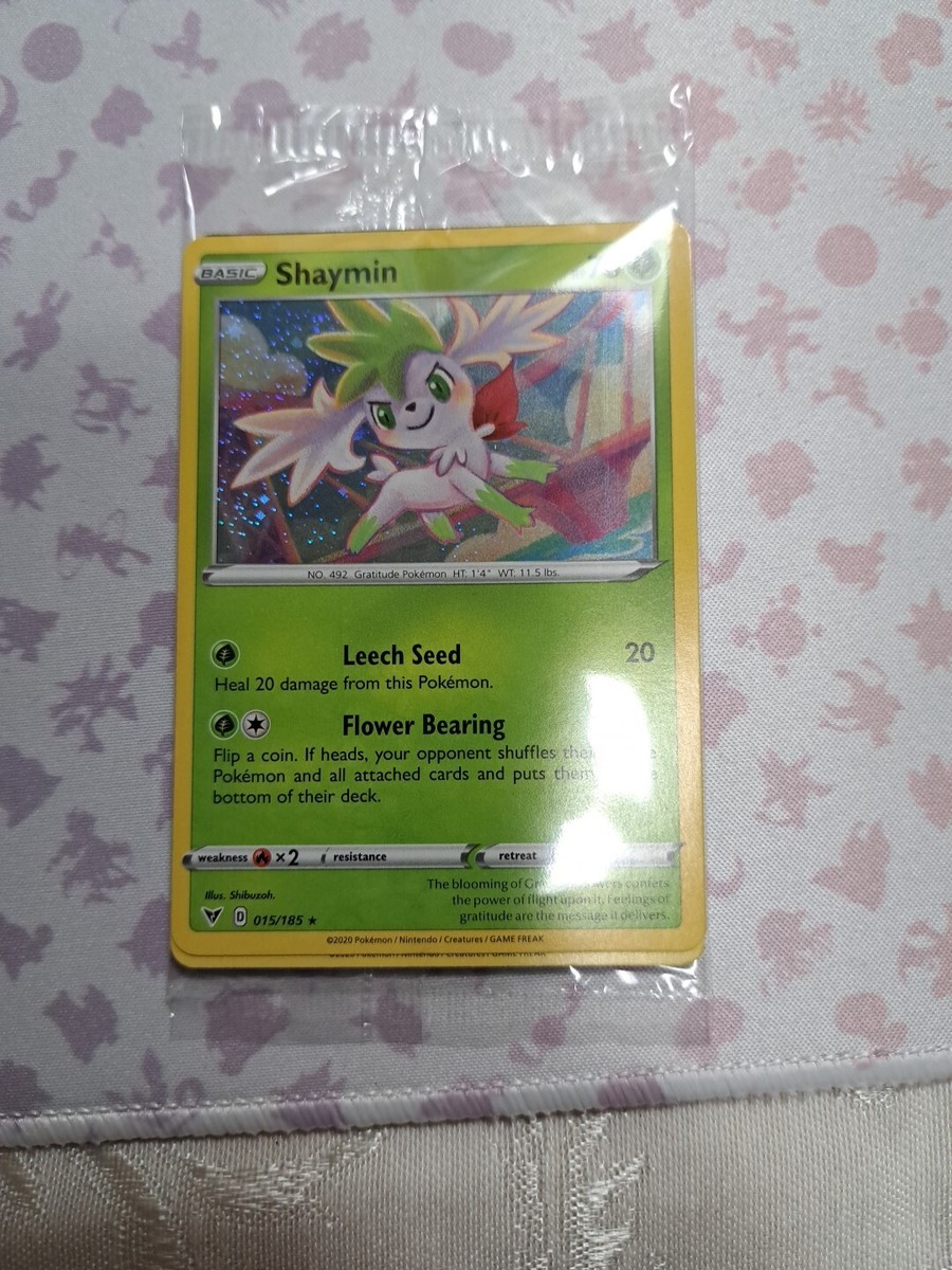 Shaymin, Zeraora, and Marshadow 3 card promo pack! Promo foil