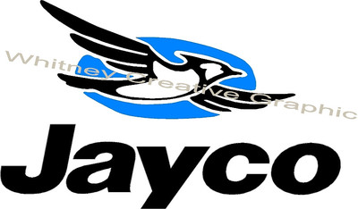 Jayco Decal Vinyl Rv  Trailer Camper Decals Graphic Logo 12'' X 7.5'' U Get TWO