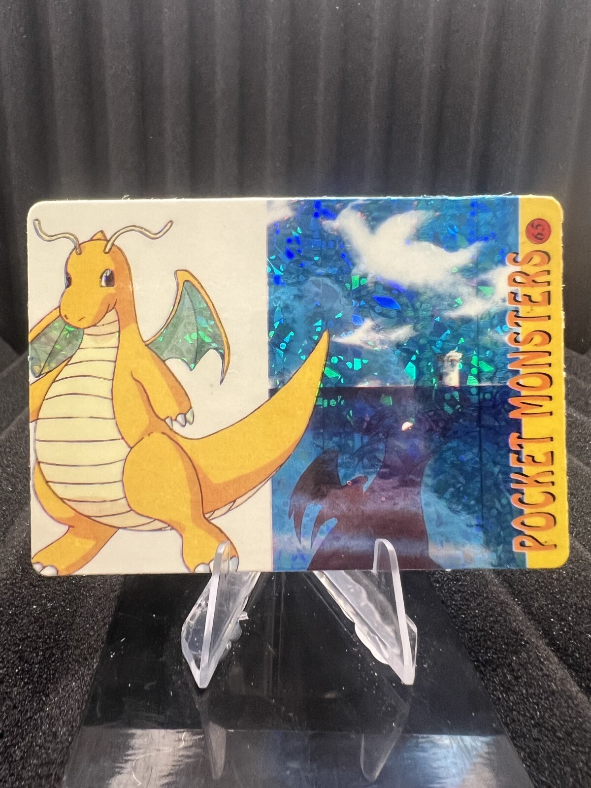 Vintage 1999 Pokemon Bandai HOLO Prism Sticker Pocket Monsters Vending