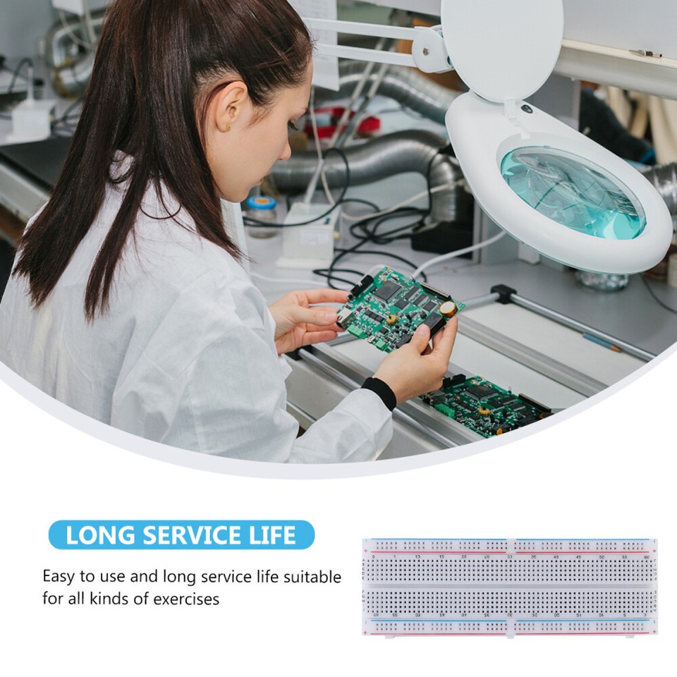 2 Pcs Breadboard 830 Points Shield Circuit Kit Electronic Kits eBay