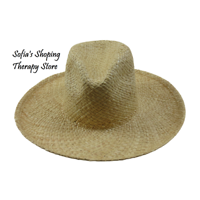 Will + Bear MEDIUM Unisex Jude Sand Raffia Desert Straw Hat  display picture 1