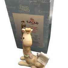 Precious Moments “I'm Always Happy When You're A-Long” Sweet  Giraffe Mouse Fun