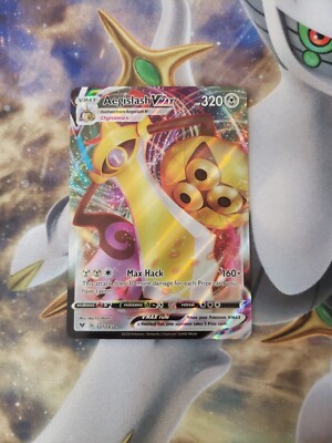 aegislash vmax pokemon card value Pokémon TCG SWSH Vivid Voltage Aegislash VMAX #127/185 Ultra Rare