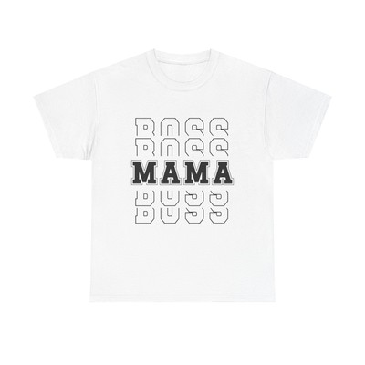 Boss Mama T-Shirt - hustle motivation female women entrepreneur business mother