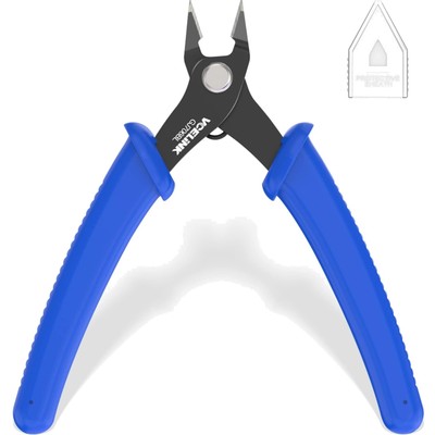 Side Cutters Small Electronic Wire Cutter Angled Precision Pliers Mini for Mo...