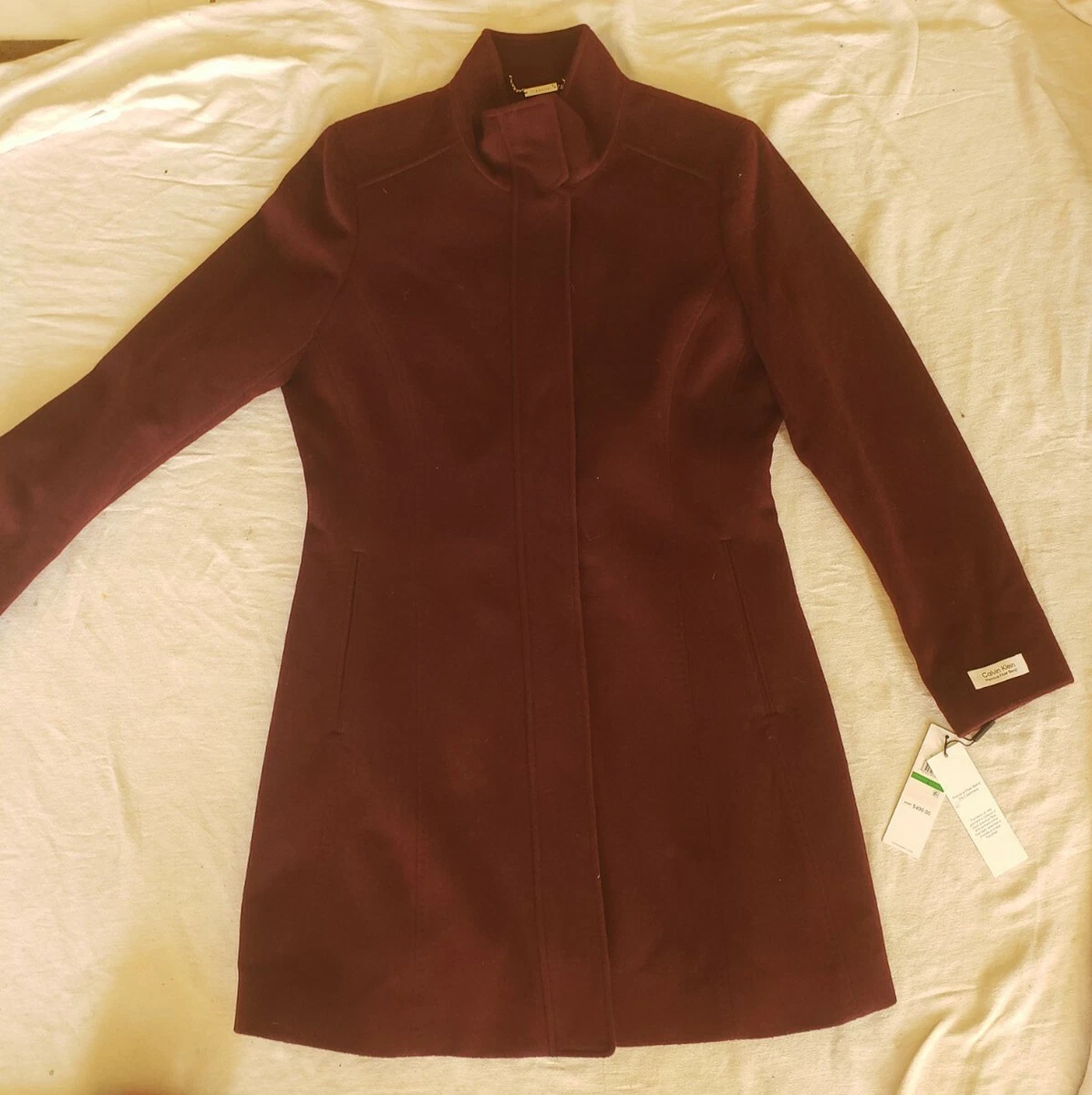 calvin klein maroon jacket