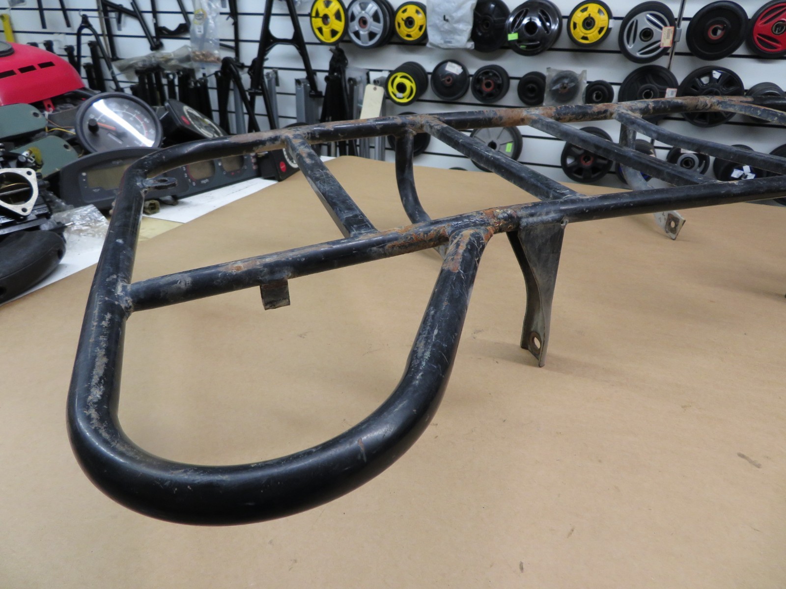 OEM YAMAHA BEAR TRACKER REALTREE 2X4 2001-02 REAR CARRIER RACK GUARD ...