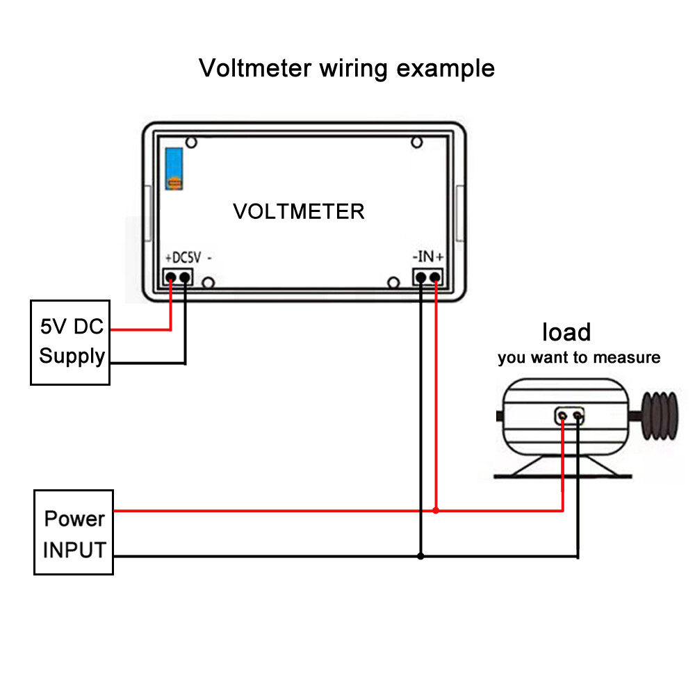 Ac Voltmeter Wiring Diagram