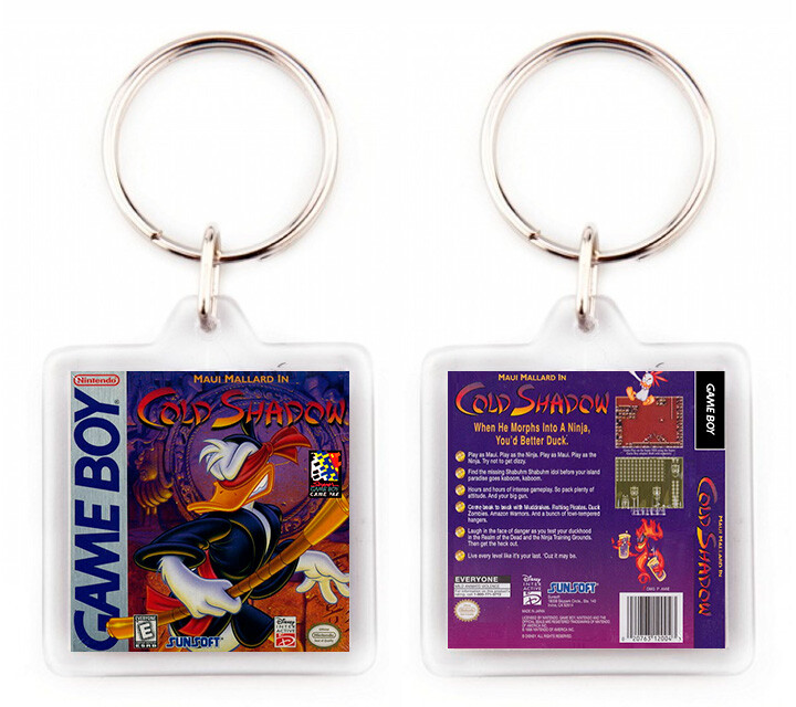 Maui Mallard IN Cold Shadow Game Boy Nintendo Porte-Clés Porte-Clé