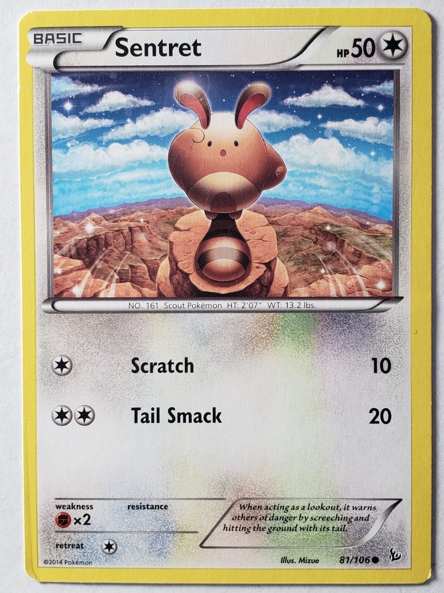 Sentret 81/106 - LP - XY Flashfire Pokemon Card $2 Combined Shipping | eBay
