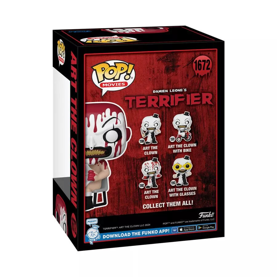 Funko Art The Clown Scare Fair Bloody #1672 Terrifier Hot Topic Damaged Box X1 E - Foto 7