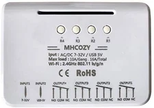 4CH WiFi RF Smart Switch Module,WiFi Inching/self-Locking/Interlock Relay,Wor...