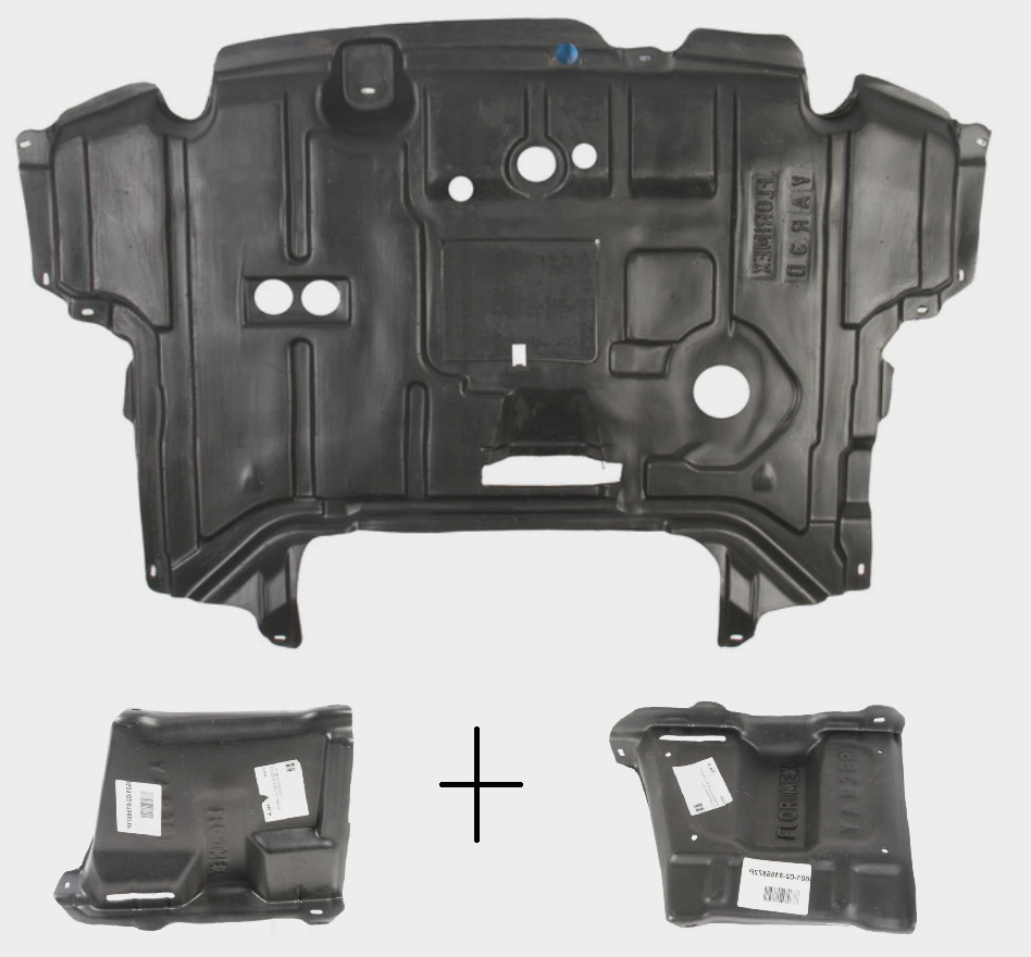 Plaque sous moteur pour Toyota Yaris 3 de 2011 à 2020 carter de protection noir