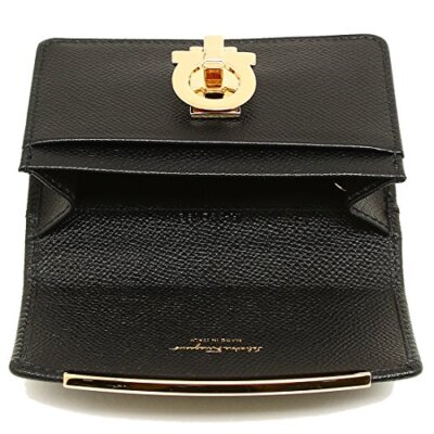 Salvatore Ferragamo カードケース 22D198 0770288 Salvatore Ferragamo Card Case Gancino Clip 22D198 1 NERO