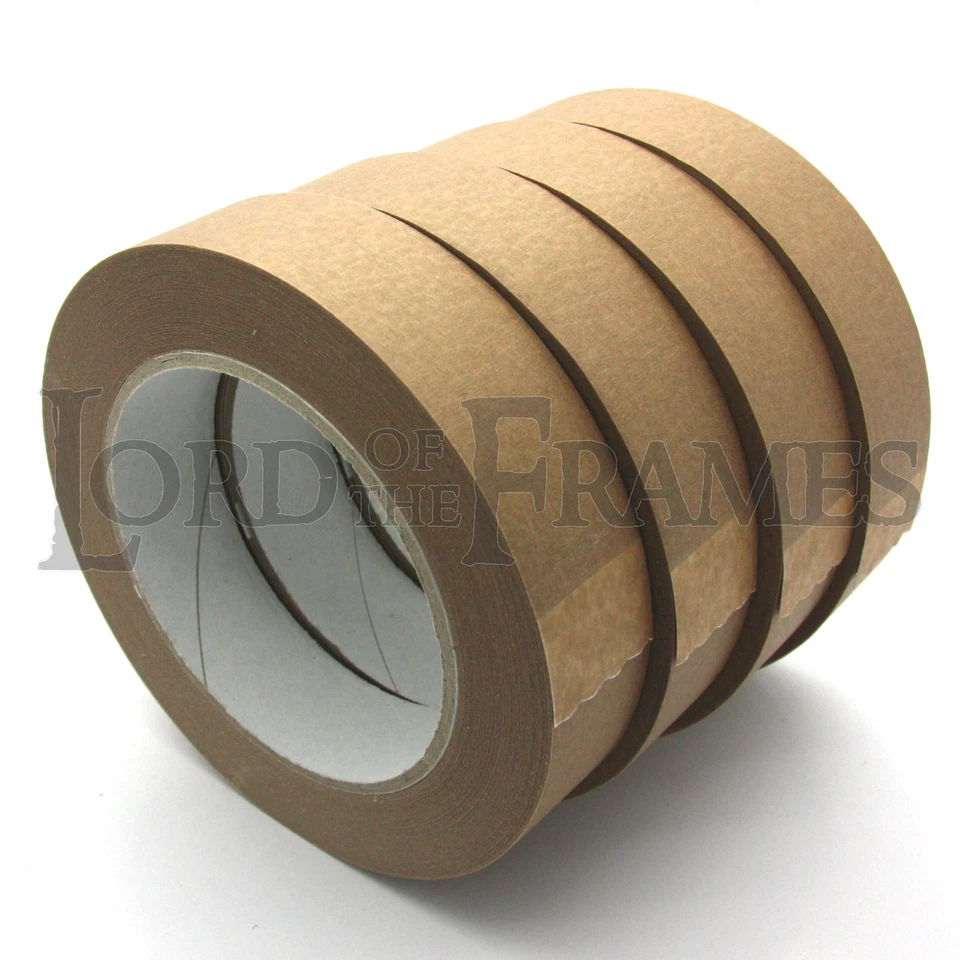 4 x 25 mm / 1" marrone telaio supporto nastro sigillante arte artigianato forniture telaio hobby