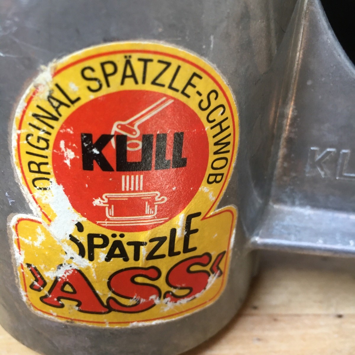 Kull Original Vintage Spatzle Schwob Maker Aluminum Press Potato