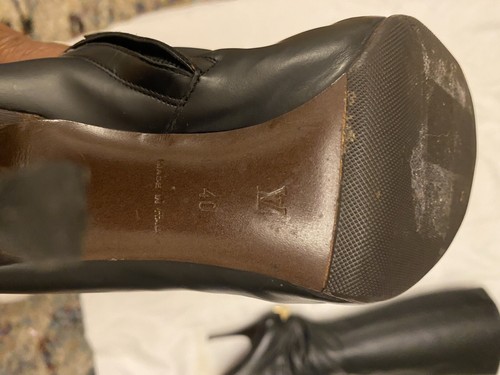 Louis Vuitton Botas Hasta la pantorrilla Talla 6.5UK Cuero Negro - Imagen 6 de 12