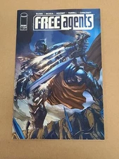 FREE AGENTS #1 COVER E 1:50 WOODS COMIC IMAGES 9.4
