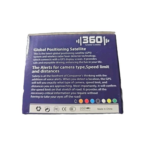 16 Band 360 Degree Car Trucker Speed Voice Alert Warning V9 Laser Radar Detector - Picture 2 of 2
