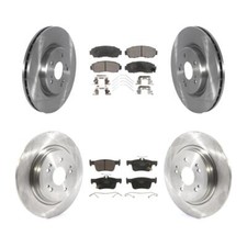 Front Rear Disc Brake Rotors And Ceramic Pads Kit For 2019-2022 Acura RDX