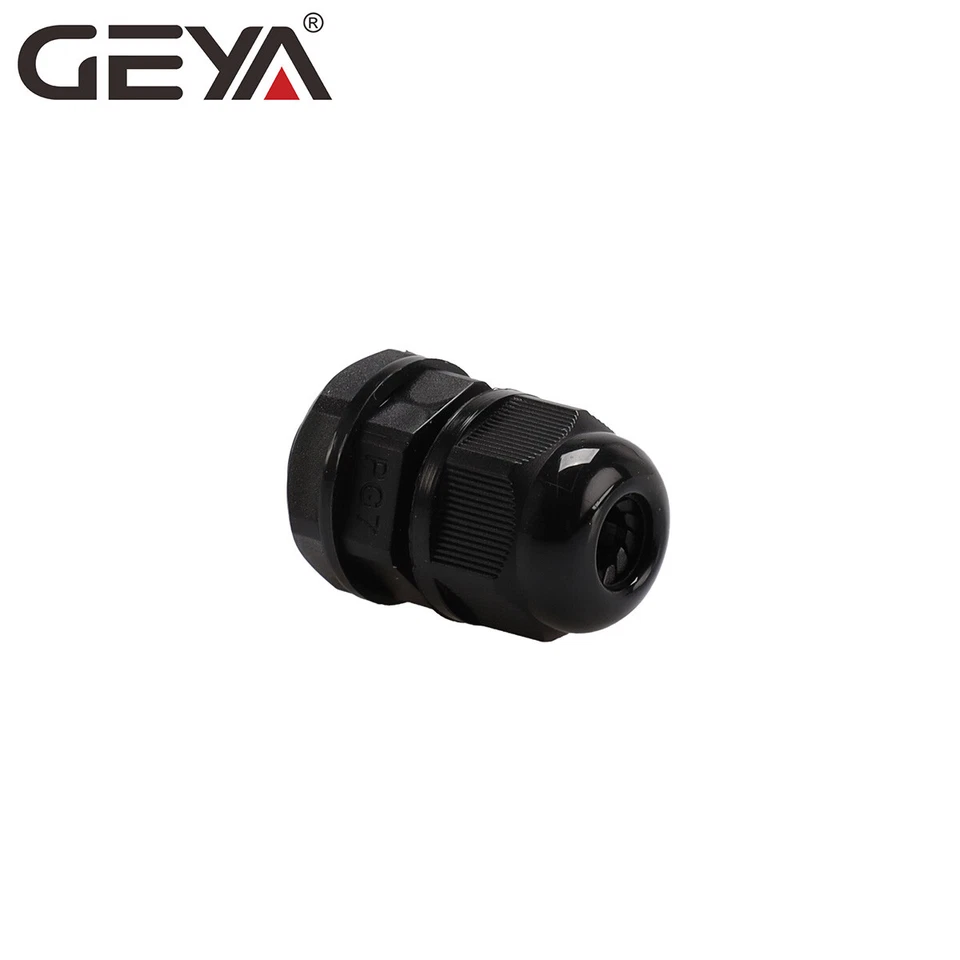 GEYA 20PCS Cable Glands IP68 Nylon Waterproof 3-10mm Dia. with Lock-Nut & Gasket - Image 4 of 4