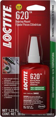 Loctite 555338 620 High Temperature Bearing Mount Bottle, 36-Milliliter