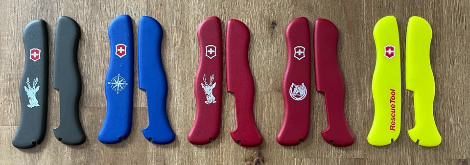Victorinox 111 mm einzigartige Designs Set Scales, Cover, Griffschalen, Schale