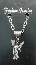 Archangel Rafael Pendant Necklace 20" or 24" Inch Saint Raphael Angel Rāfāʾēl