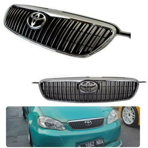 Fits to Corolla 03-08 Altis Edition Grill JDM Chrome / Black