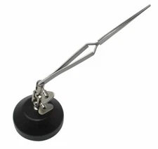 Helping Third Hand Base  Cross-Locking Tweezers Jewelry Making Soldering Vise