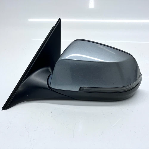 Bmw 5 series F10 wing mirror LEFT 2014 - 2017 Grey 7 pin UK Passenger door N/S